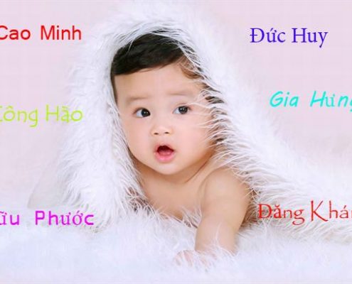 Đặt tên cho bé trai, bé gái